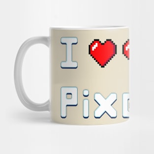 I Love Pixel Art Mug